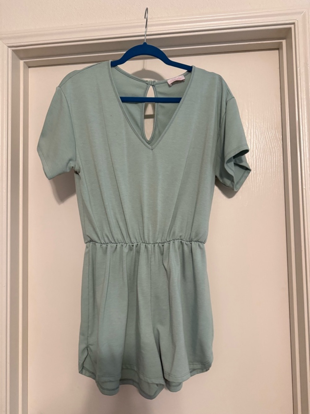 Blue Green Romper